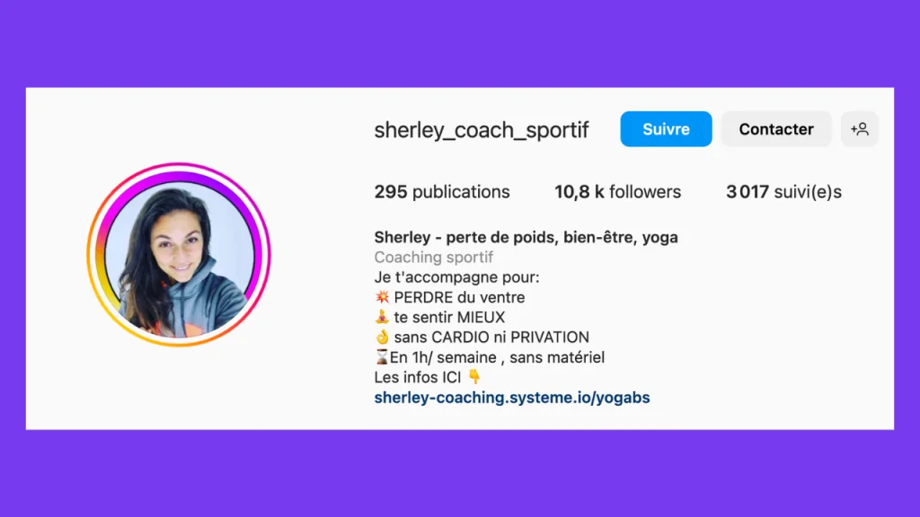 bio instagram optimisée seo