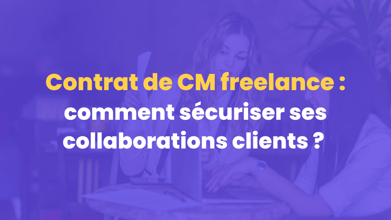 Contrat community manager
